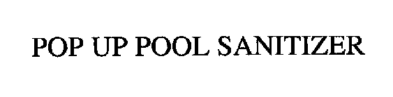 POP UP POOL SANITIZER