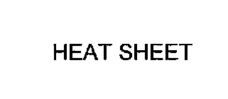 HEAT SHEET