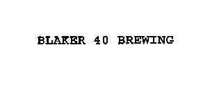 BLAKER 40 BREWING
