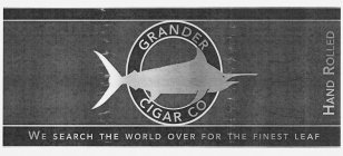 GRANDER CIGAR CO HAND ROLLED WE SEARCH THE WORLD OVER FOR THE FINEST LEAF
