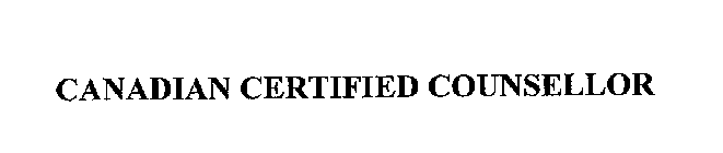CANADIAN CERTIFIED COUNSELLOR