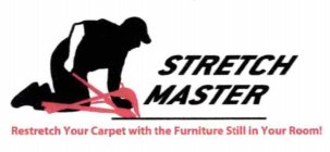 STRETCH MASTER RESTRETCH YOUR CARPET WITH THE FURNITURE STILL IN YOUR ROOM!