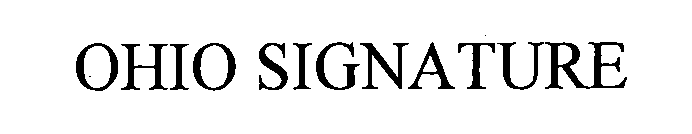 OHIO SIGNATURE