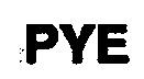 PYE