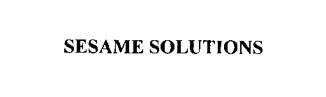 SESAME SOLUTIONS