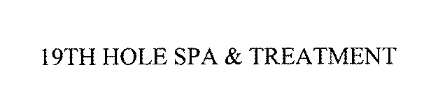 19TH HOLE SPA & TREATMENT