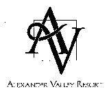 AV ALEXANDER VALLEY RESORT