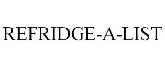 REFRIDGE-A-LIST
