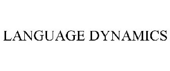 LANGUAGE DYNAMICS
