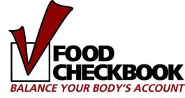 FOOD CHECKBOOK BALANCE YOUR BODY'S ACCOUNT