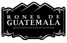 RONES DE GUATEMALA