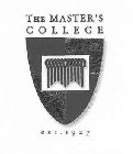THE MASTER'S COLLEGE EST. 1927