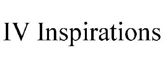 IV INSPIRATIONS
