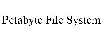 PETABYTE FILE SYSTEM