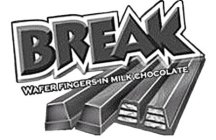 BREAK WAFER FINGERS IN MILK CHOCOLATE