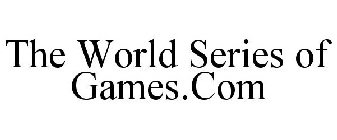 THE WORLD SERIES OF GAMES.COM