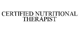 CERTIFIED NUTRITIONAL THERAPIST