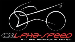 ALPHA-SPEED HI-TECH MOTORCYCLE DESIGN