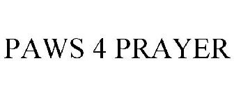 PAWS 4 PRAYER