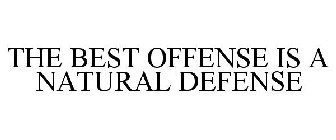 THE BEST OFFENSE IS A NATURAL DEFENSE