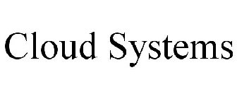 CLOUD SYSTEMS
