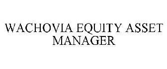 WACHOVIA EQUITY ASSET MANAGER