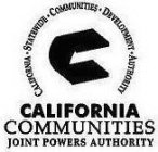 CALIFORNIA · STATEWIDE · COMMUNITIES · DEVELOPMENT · AUTHORITY CALIFORNIA COMMUNITES JOINT POWER AUTHORITY C