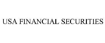 USA FINANCIAL SECURITIES