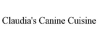 CLAUDIA'S CANINE CUISINE