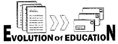 EVOLUTION OF EDUCATION