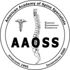 AMERICAN ACADEMY OF SPINE SPECIALISTS AAOSS ESTABLISHED 1995 INCORPORATED 2000 COMPETENT COMPASSIONATE CONSERVATIVE