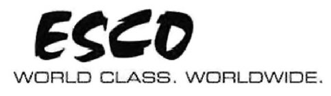ESCO WORLD CLASS. WORLDWIDE.