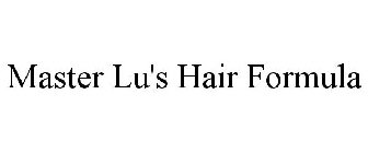 MASTER LU'S HAIR FORMULA