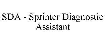 SDA - SPRINTER DIAGNOSTIC ASSISTANT