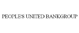 PEOPLE'S UNITED BANKGROUP