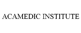 ACAMEDIC INSTITUTE