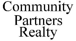 COMMUNITY PARTNERS REALTY