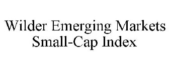 WILDER EMERGING MARKETS SMALL-CAP INDEX