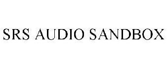 SRS AUDIO SANDBOX