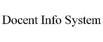 DOCENT INFO SYSTEM