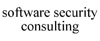SOFTWARE SECURITY CONSULTING