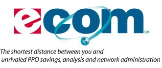 ECOM THE SHORTEST DISTANCE BETWEEN YOU AND UNRIVALED PPO SAVINGS, ANALYSIS AND NETWORK ADMINISTRATION