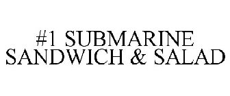 #1 SUBMARINE SANDWICH & SALAD
