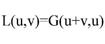 L(U,V)=G(U+V,U)