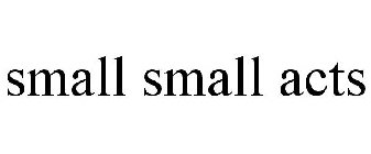 SMALL SMALL ACTS