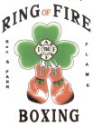 RING OF FIRE BOXING IAFF798 INTERNATIONAL ASSOCIATION FIRE FIGHTERS REC & PARK FLAME