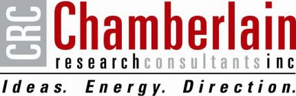 CRC CHAMBERLAIN RESEARCH CONSULTANTS INC IDEAS. ENERGY. DIRECTION.