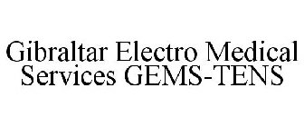 GIBRALTAR ELECTRO MEDICAL SERVICES GEMS-TENS