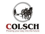 COLSCH PLOWING YOUR WAY INTO THE FUTURE