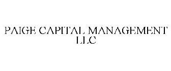 PAIGE CAPITAL MANAGEMENT LLC